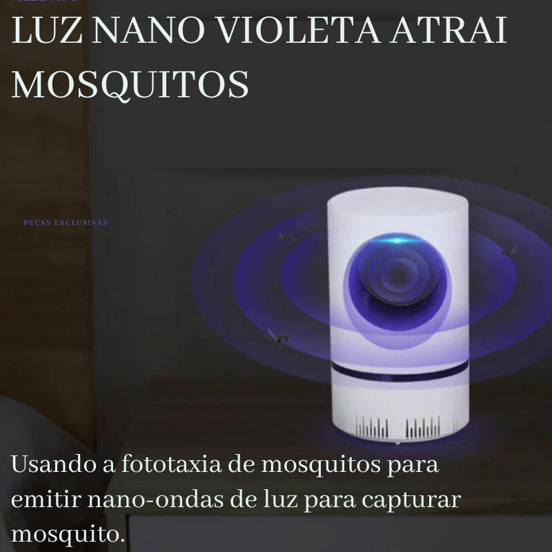 Armadilha de mosquitos elétrica ⚡🔌 - LOJAS VAREJÃO